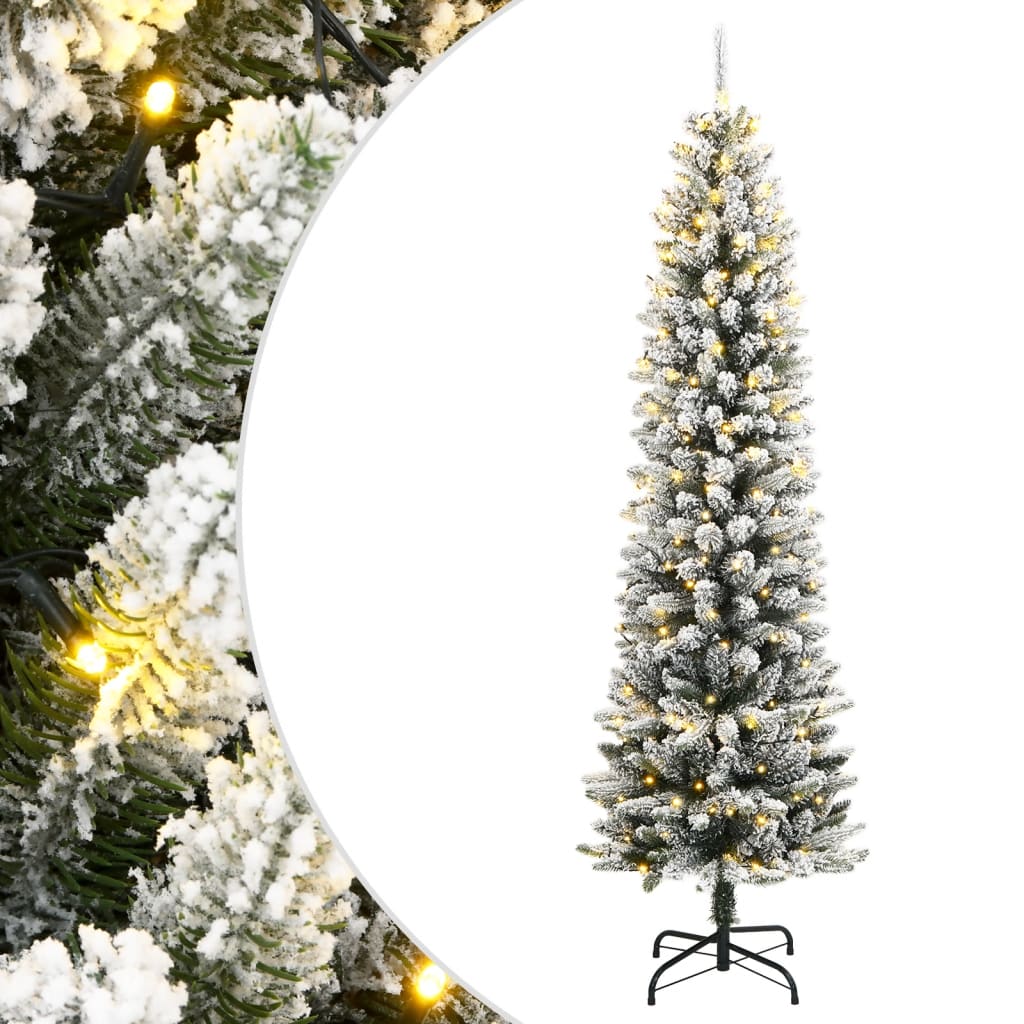 Künstlicher Weihnachtsbaum Mit 150 Leds Mit Ständer Weiß