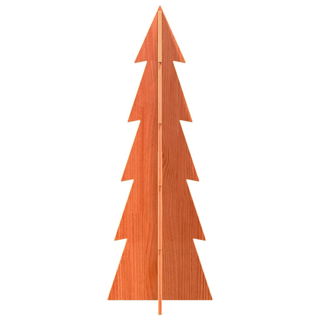 Weihnachtsbaum Zum Schmücken 112Cm Massivholz Kiefer Wachsbraun