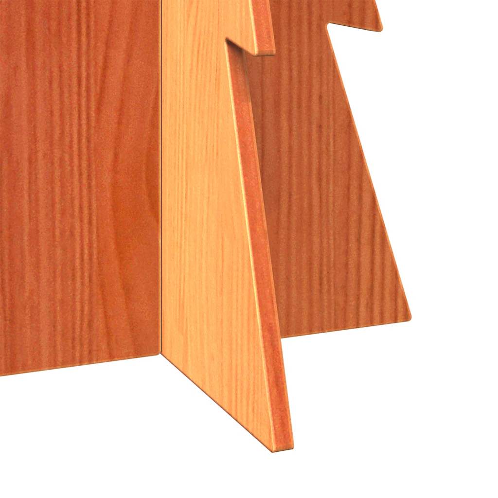 Weihnachtsbaum Zum Schmücken 112Cm Massivholz Kiefer Wachsbraun