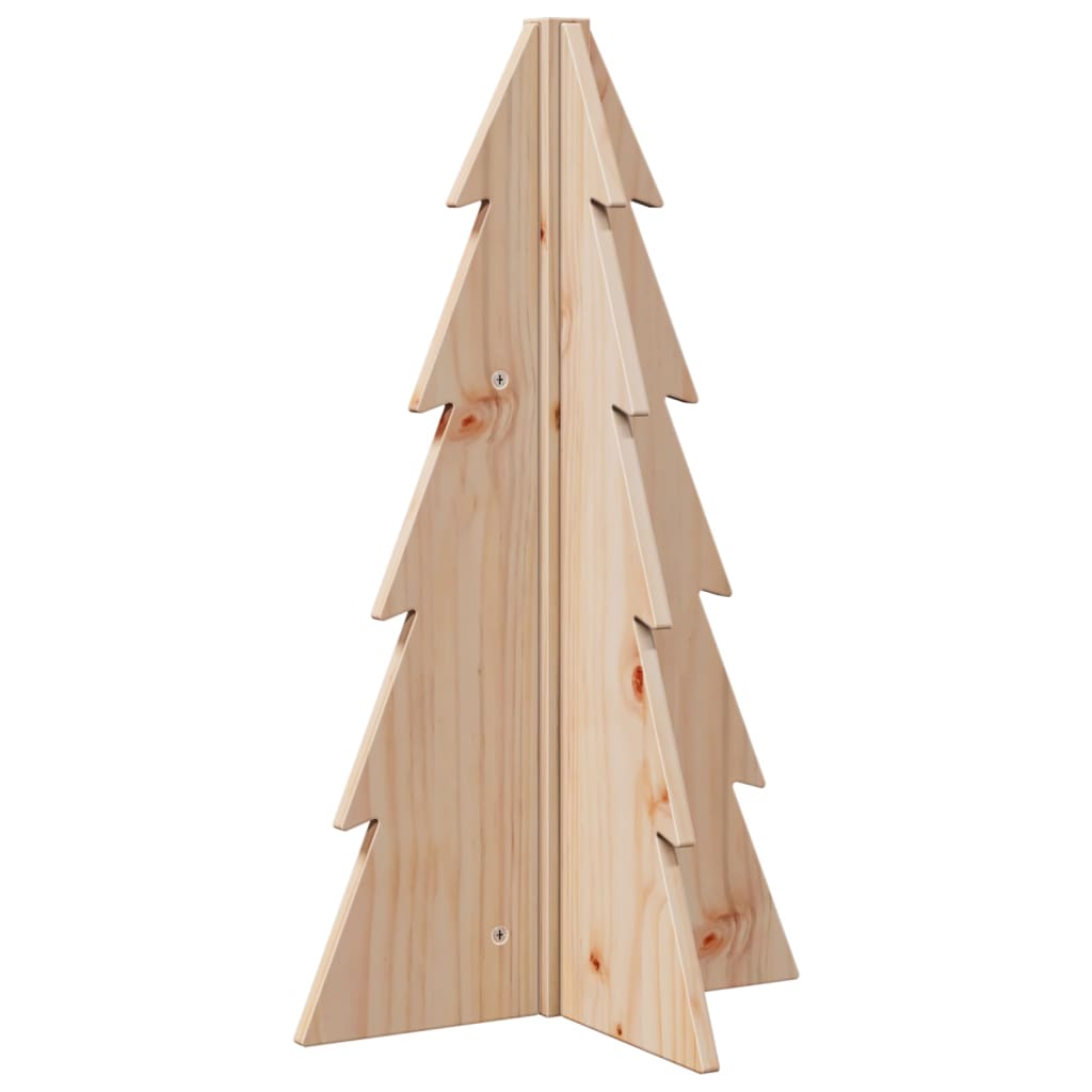 Weihnachtsbaum Holz Zum Schmücken 69,5 Cm Massivholz Kiefer Natur