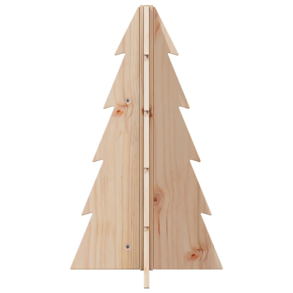 Weihnachtsbaum Holz Zum Schmücken 69,5 Cm Massivholz Kiefer Natur