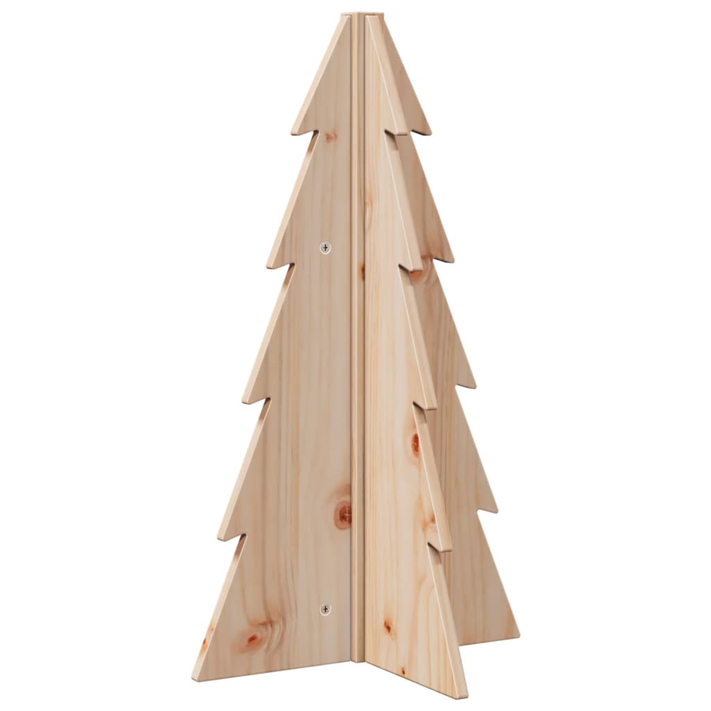Weihnachtsbaum Holz Zum Schmücken 69,5 Cm Massivholz Kiefer Natur