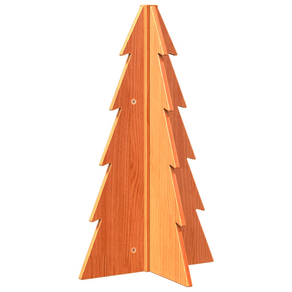 Weihnachtsbaum Holz Zum Schmücken 69,5 Cm Massivholz Kiefer Wachsbraun