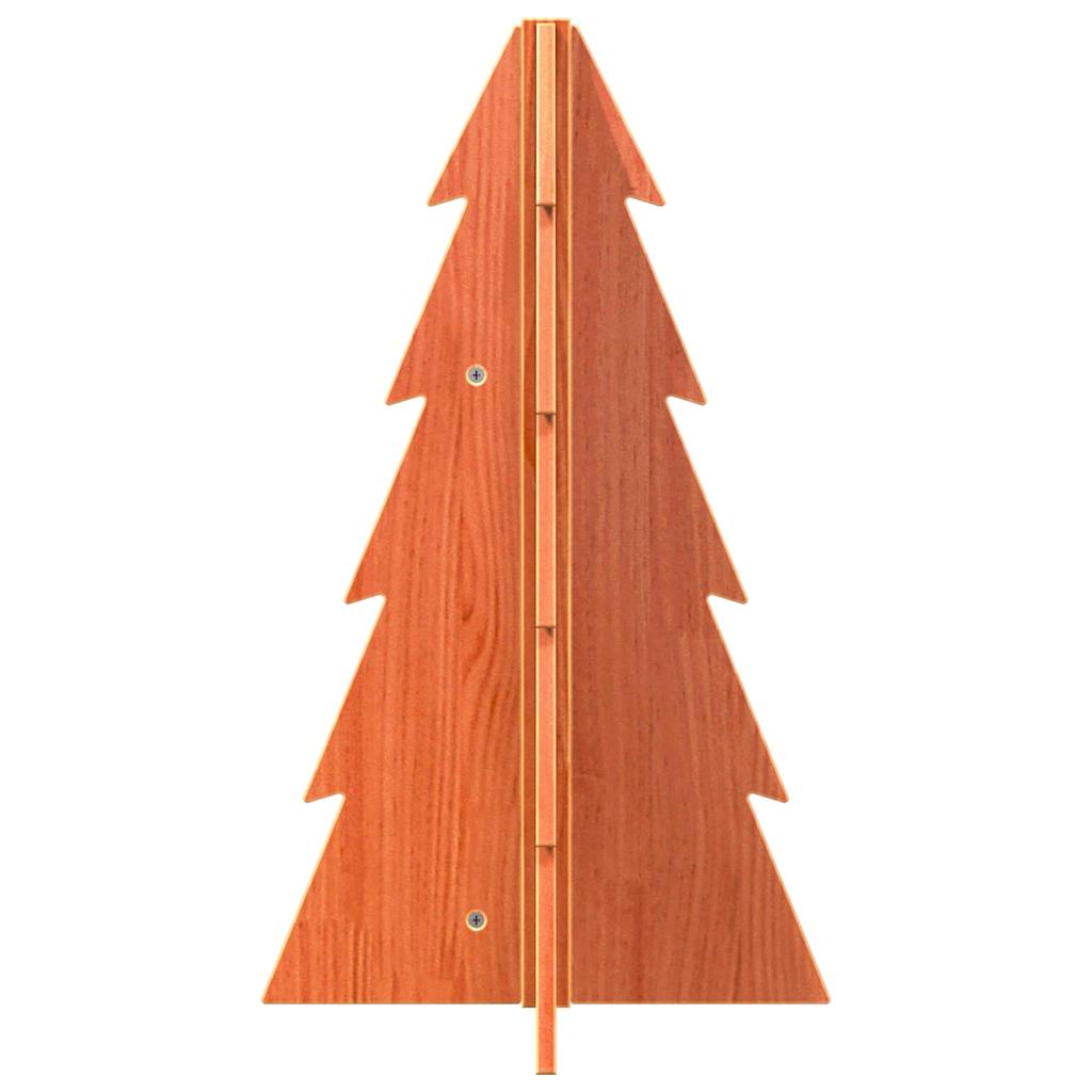 Weihnachtsbaum Holz Zum Schmücken 69,5 Cm Massivholz Kiefer Wachsbraun