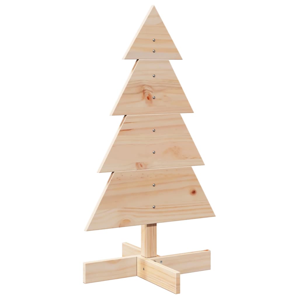 Weihnachtsbaum Holz Zum Schmücken Massivholz Kiefer Natur