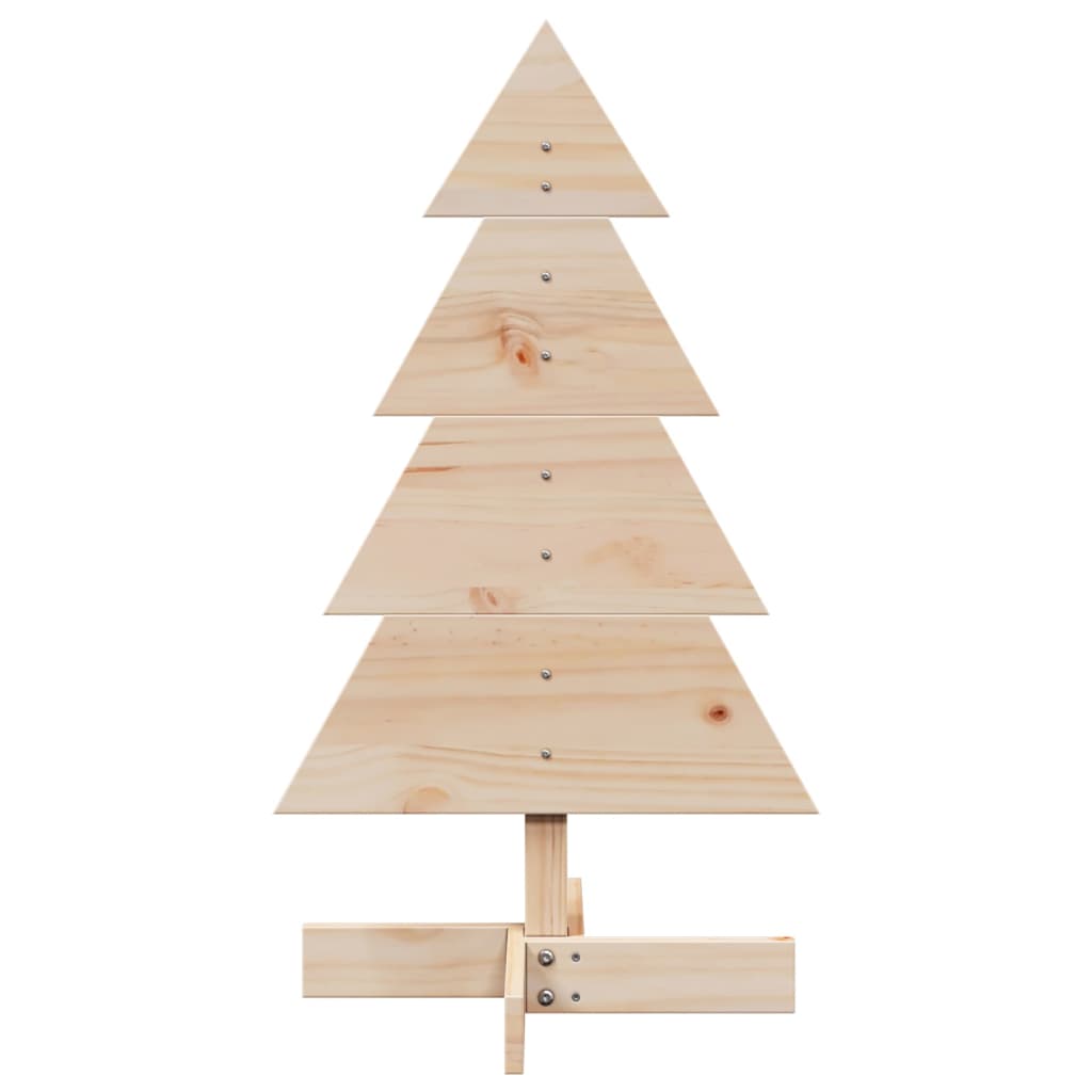 Weihnachtsbaum Holz Zum Schmücken Massivholz Kiefer Natur