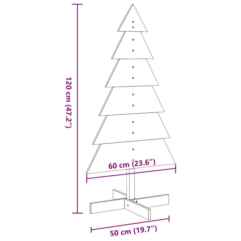 Weihnachtsbaum Zum Schmücken Massivholz Kiefer Weiß