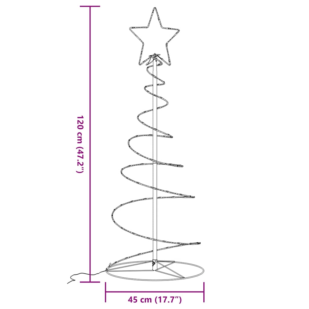 Led Weihnachtsbaum 80 Leds Warmweiß Schwarz