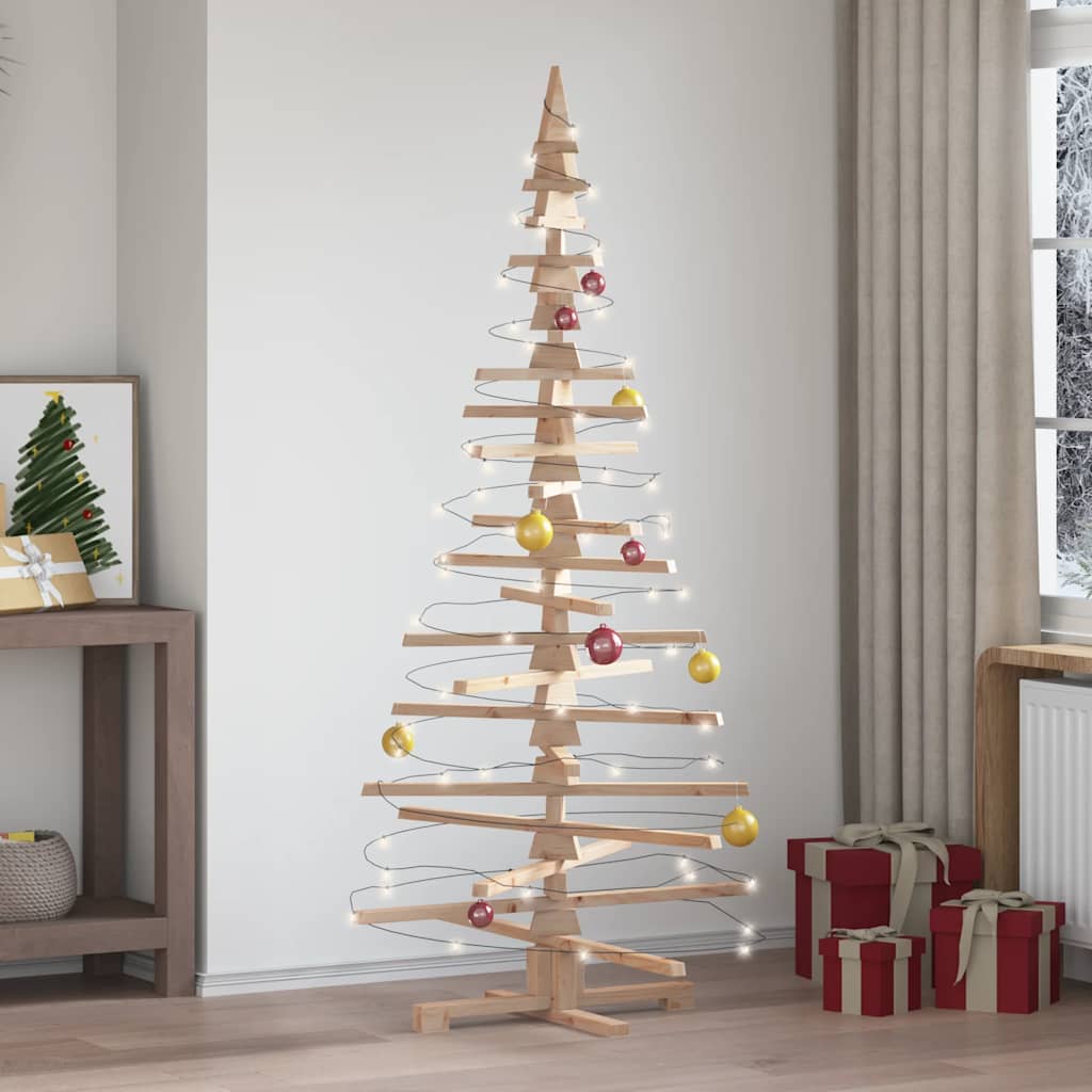 | Holz Weihnachtsbaum | Natürlich Massivholz Kiefer Natur (Unbehandelt)