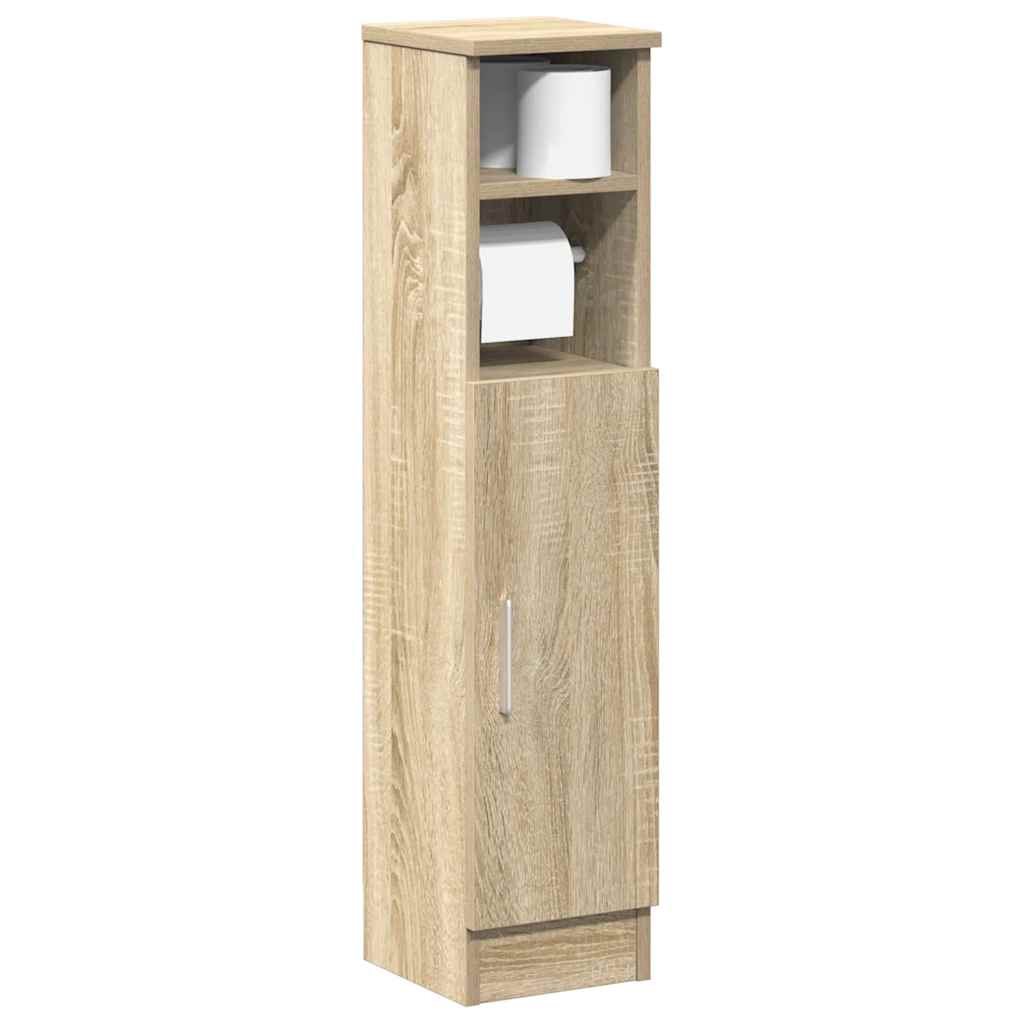 Badezimmerschrank Mit Rollenhalter 20,5X22X90 Cm