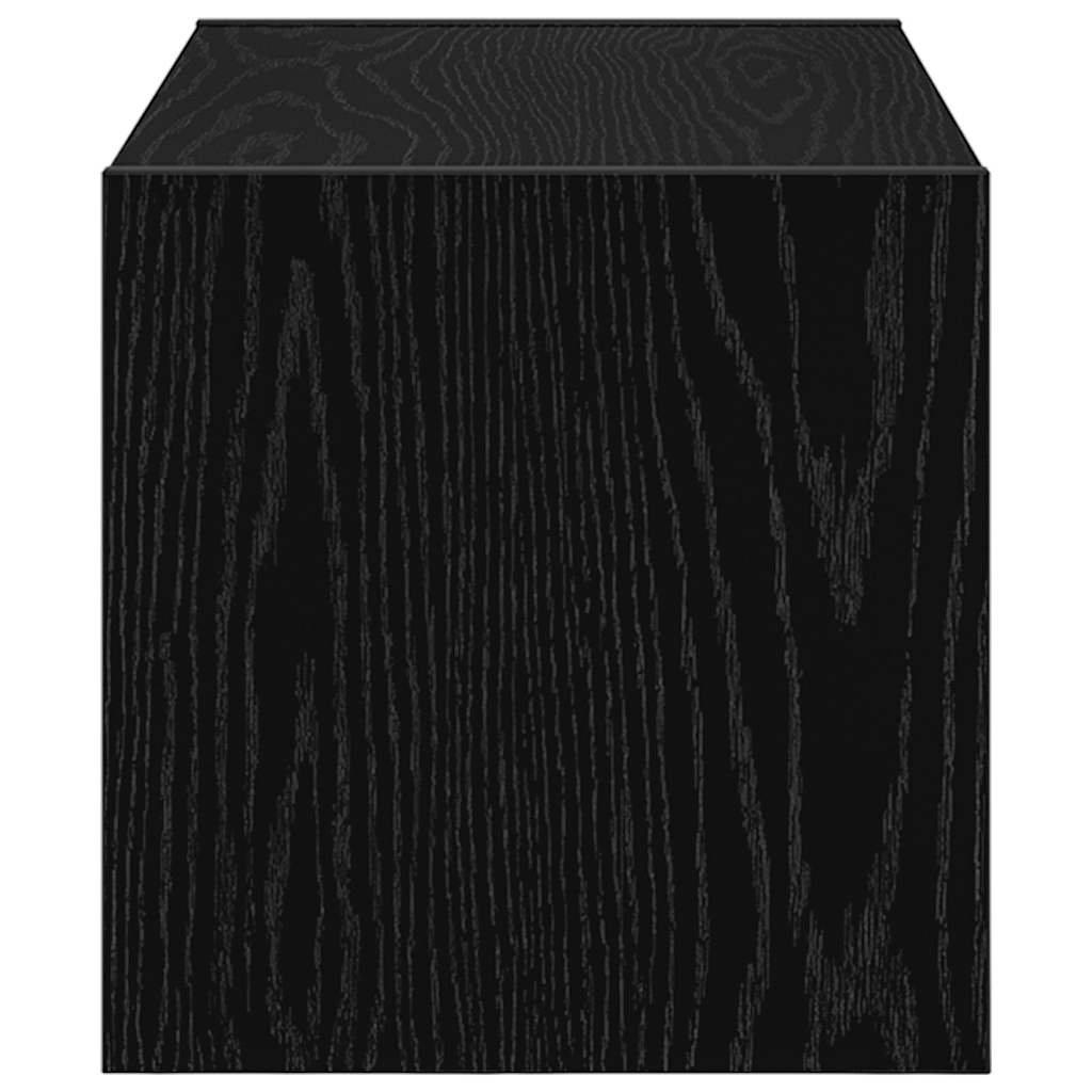 Schuhregal Stapelbar E Eiche 60X30X30,5 Cm Schwarz