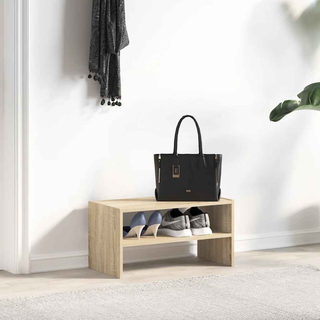 Schuhregal Stapelbar Sonoma-Eiche 60X30X30,5 Cm Sonoma Eiche