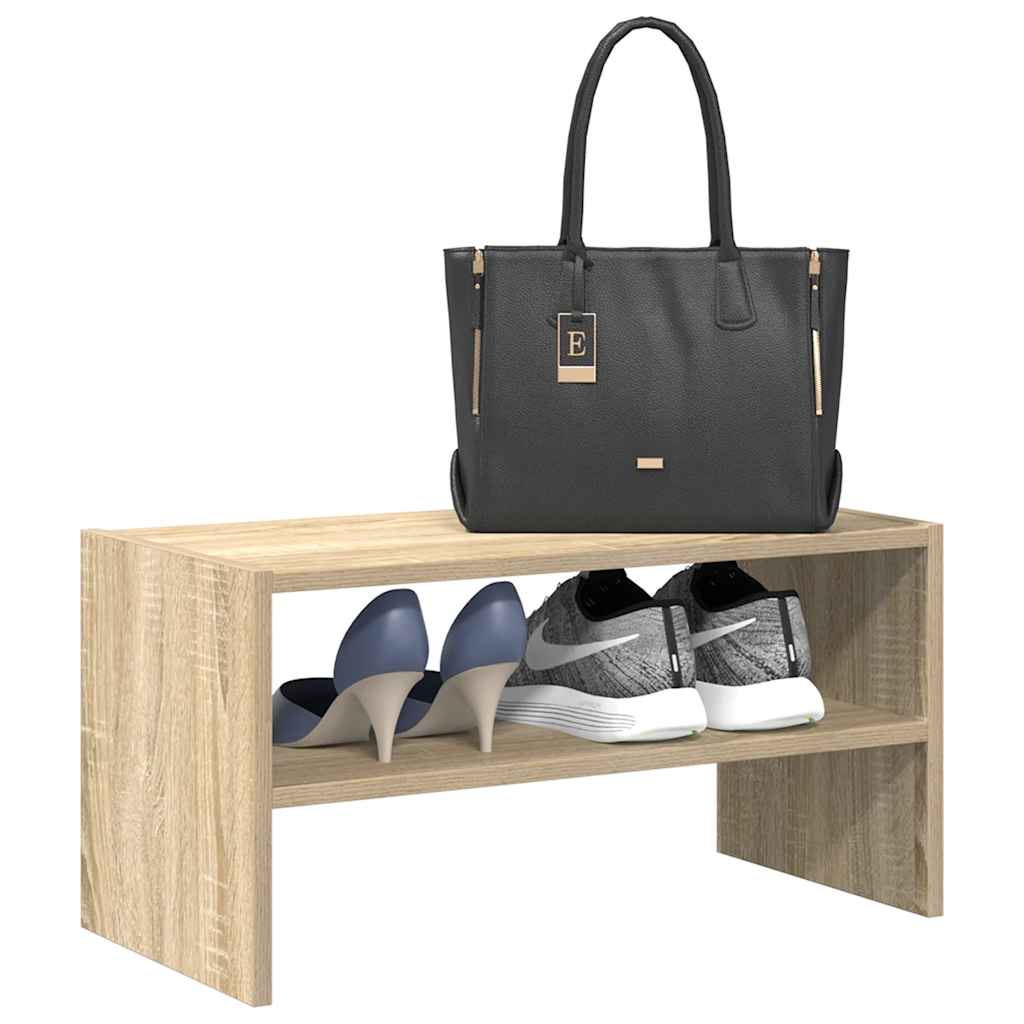 Schuhregal Stapelbar Sonoma-Eiche 60X30X30,5 Cm Sonoma Eiche