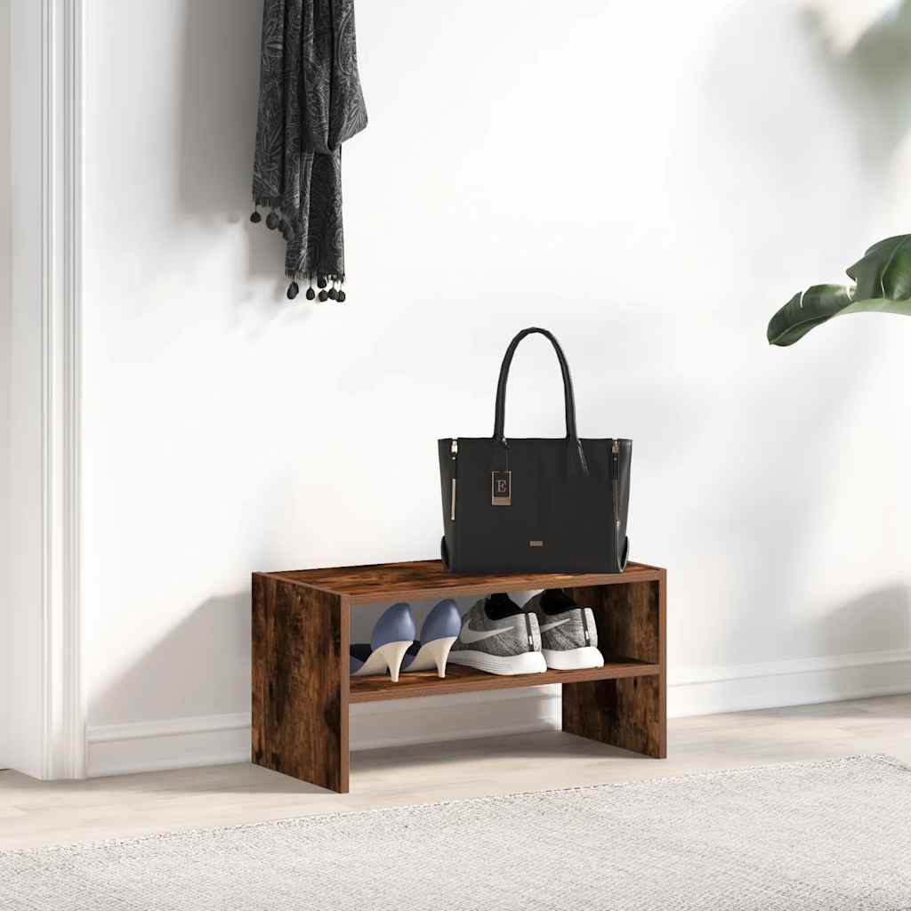 Schuhregal Stapelbar 60X30X30,5 Cm Räuchereiche