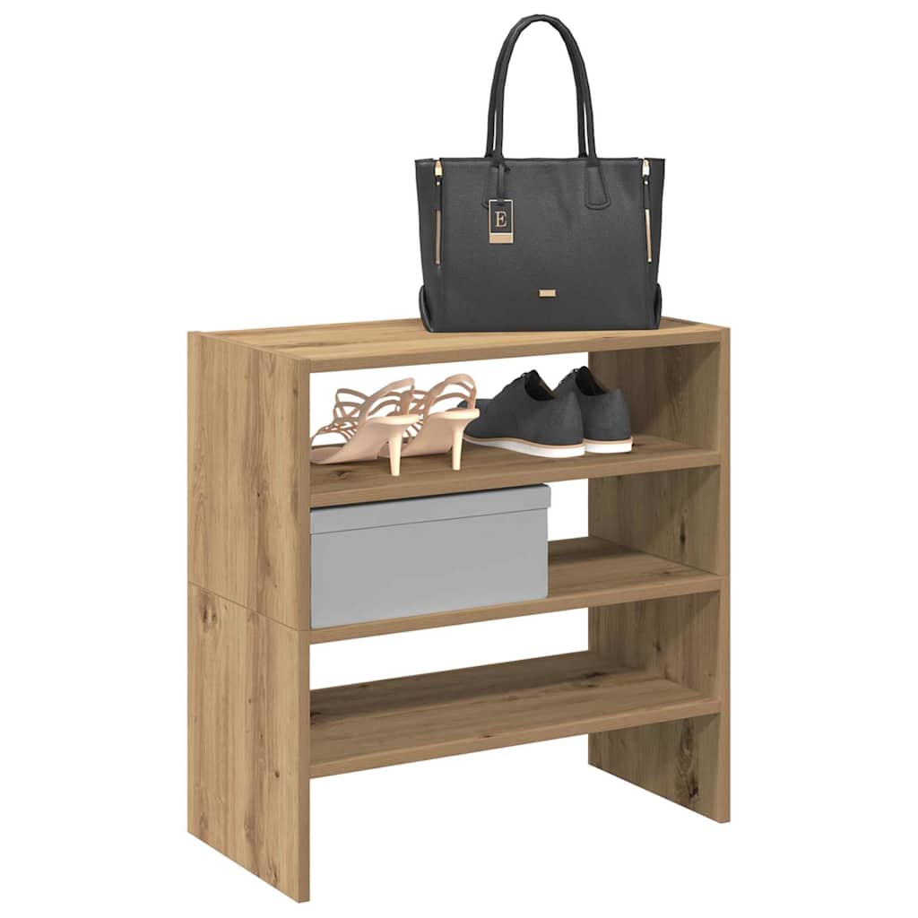 Schuhregal Stapelbar 60X30X30,5 Cm Artisan-Eiche