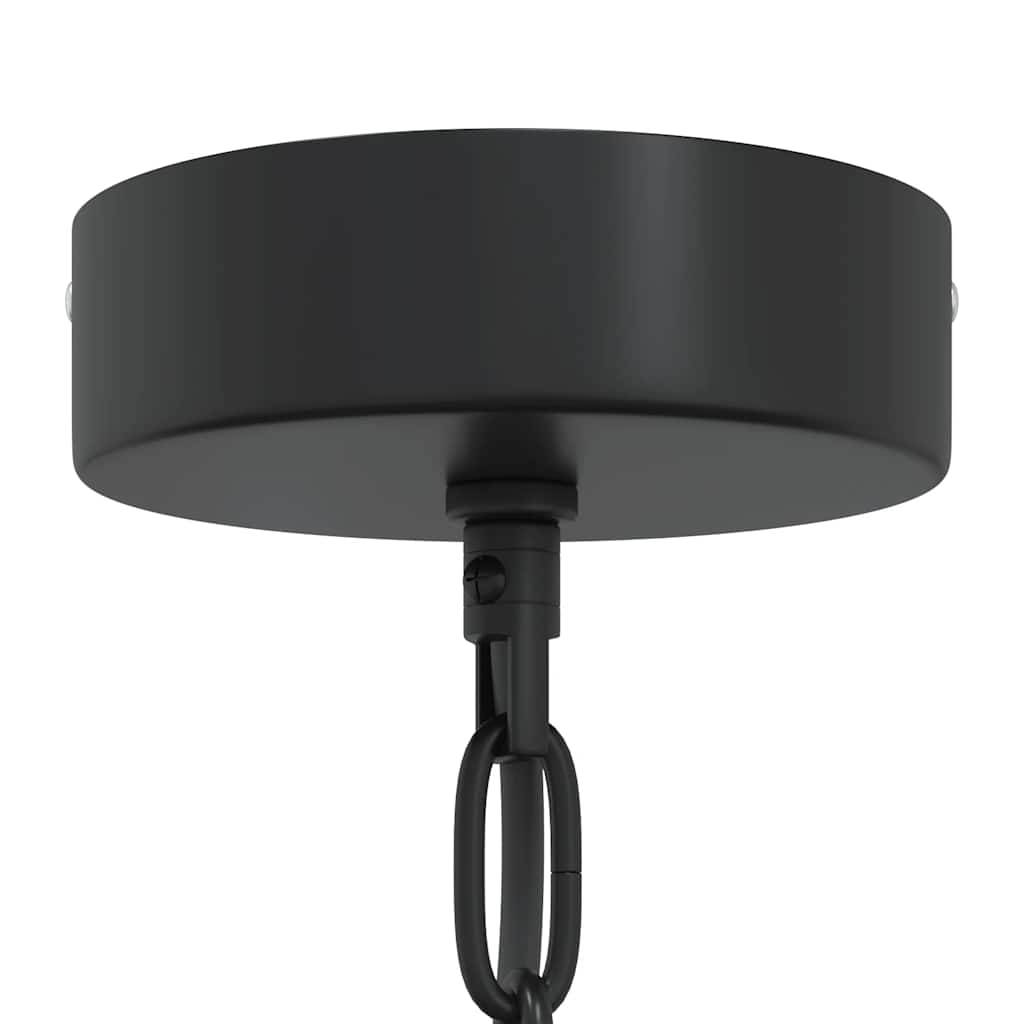 Pendelleuchte E27 Schwarz Ø 31 Cm Eisen Braun