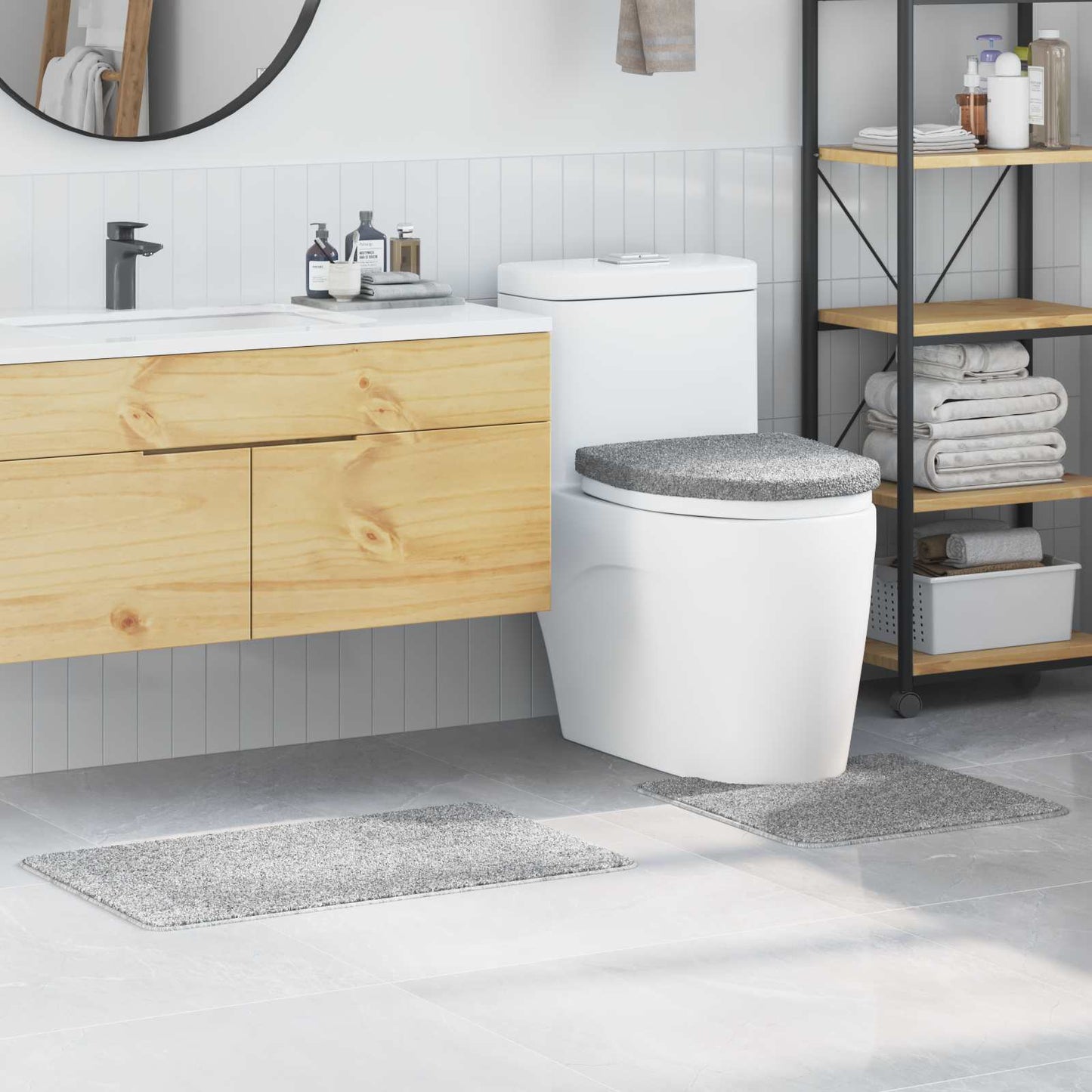 Anti-Rutsch Badematten-Set 3 Pcs Pp
