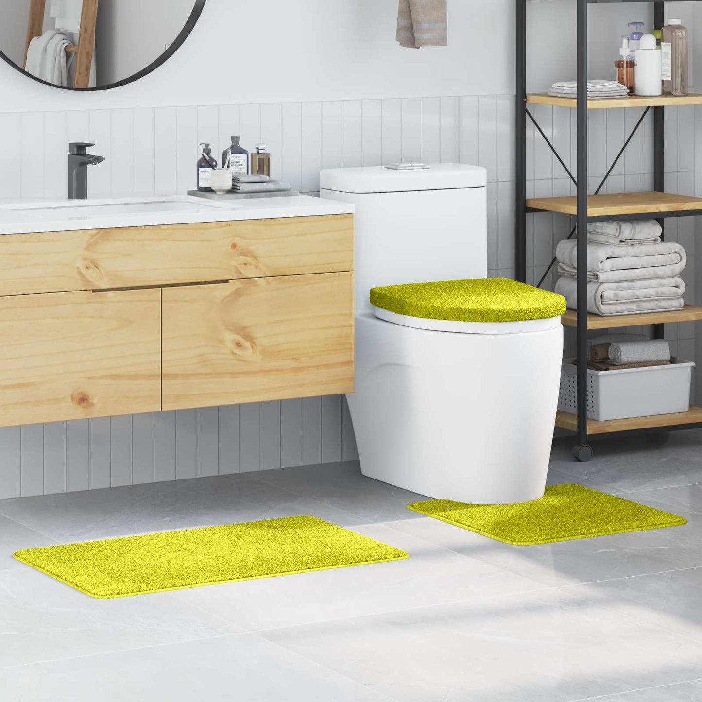 Anti-Rutsch Badematten-Set 3 Pcs Pp