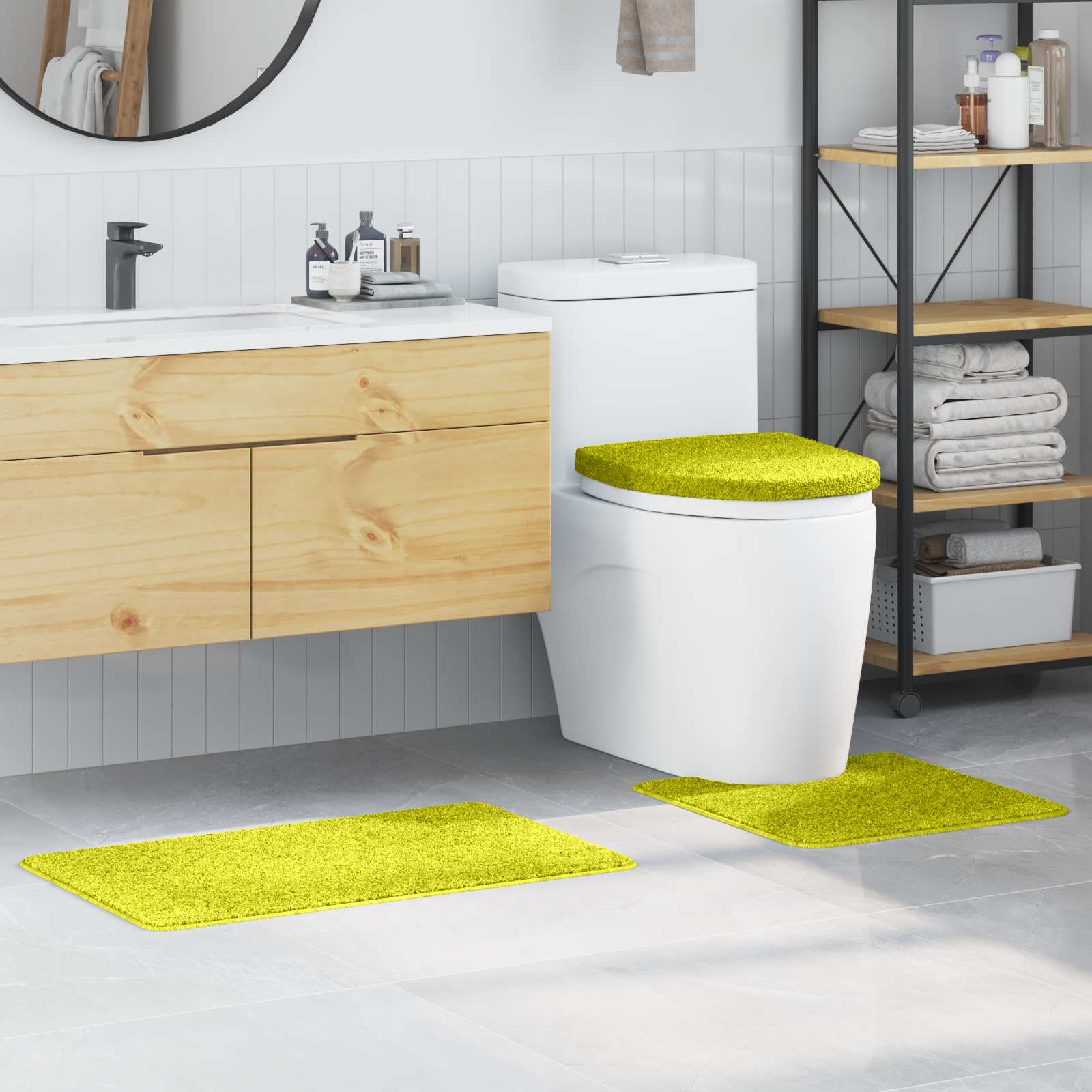 Anti-Rutsch Badematten-Set 3 Pcs Pp