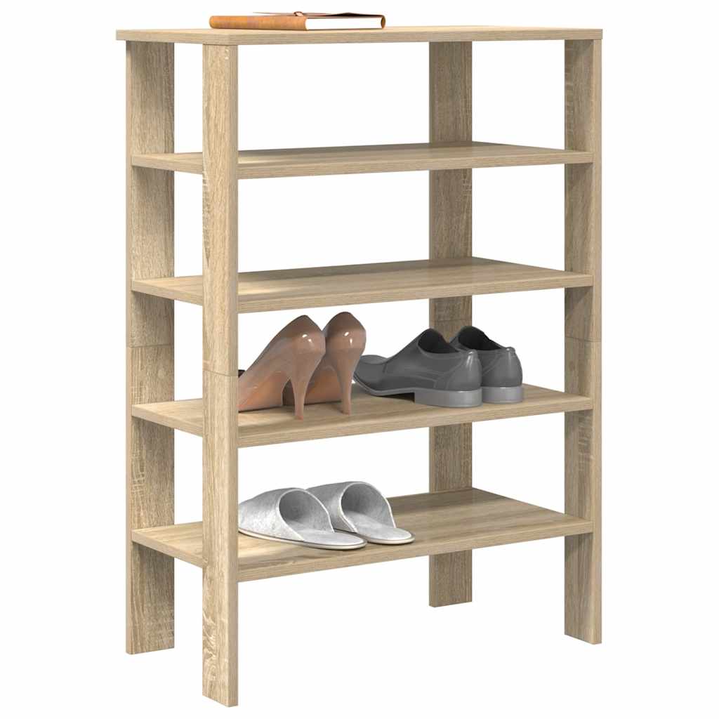 Schuhregal Sonoma-Eiche 61X32X Holzwerkstoff Sonoma Eiche