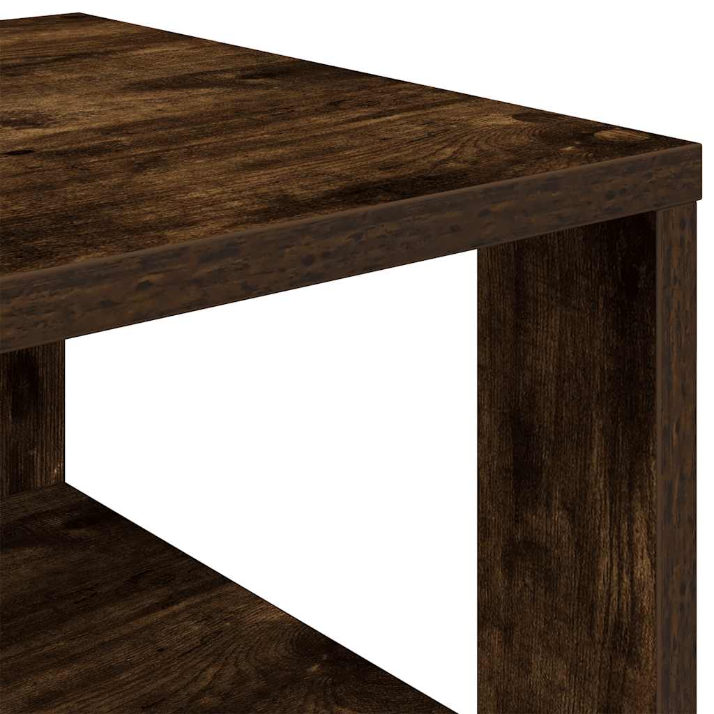 Schuhregal 61X32X87,5 Cm Holzwerkstoff Räuchereiche