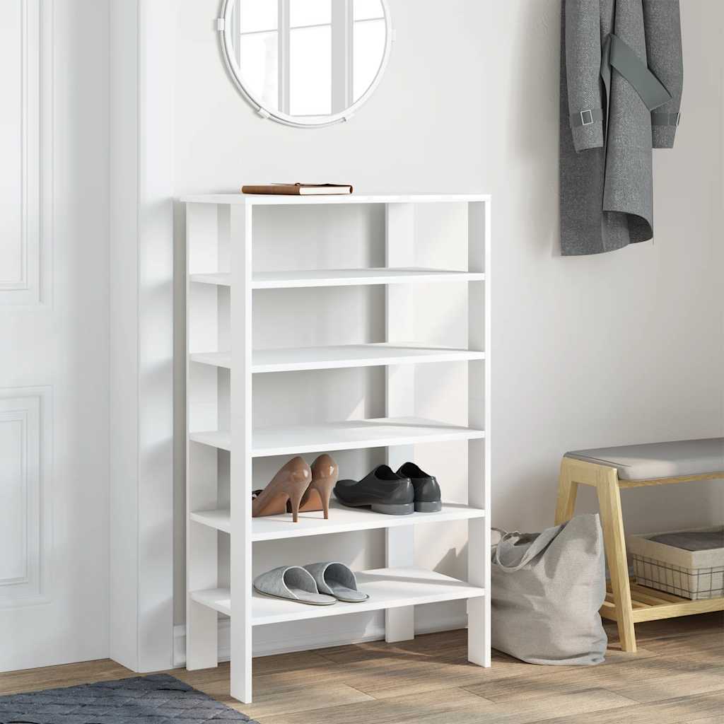 Schuhregal 61X32X Holzwerkstoff Weiß