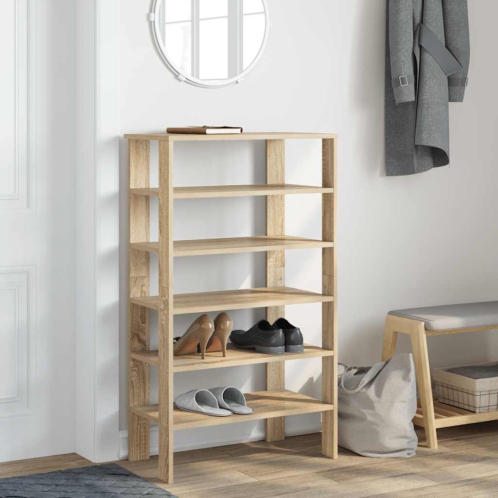 Schuhregal Sonoma-Eiche 61X32X Holzwerkstoff Sonoma Eiche