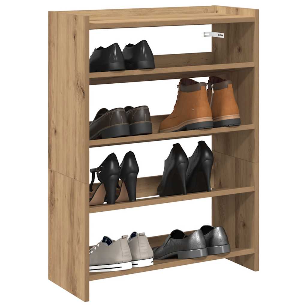 Schuhregal 80X25X Holzwerkstoff Artisan-Eiche