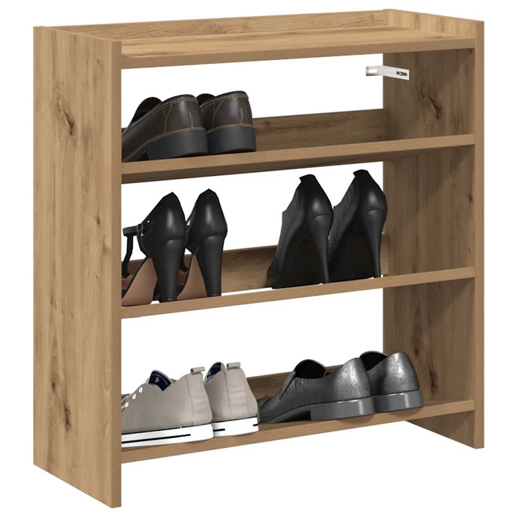 Schuhregal 80X25X Holzwerkstoff Artisan-Eiche