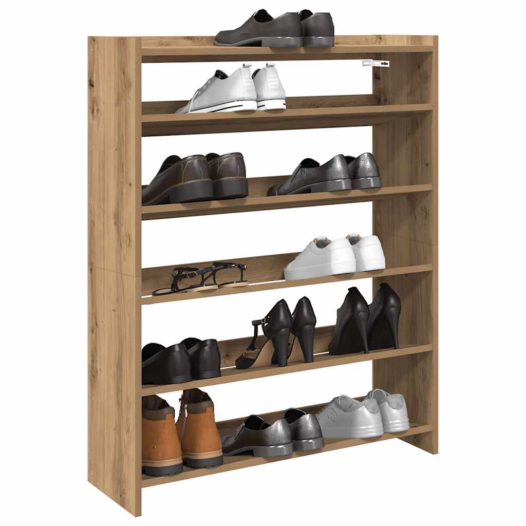 Schuhregal 80X25X Holzwerkstoff Artisan-Eiche