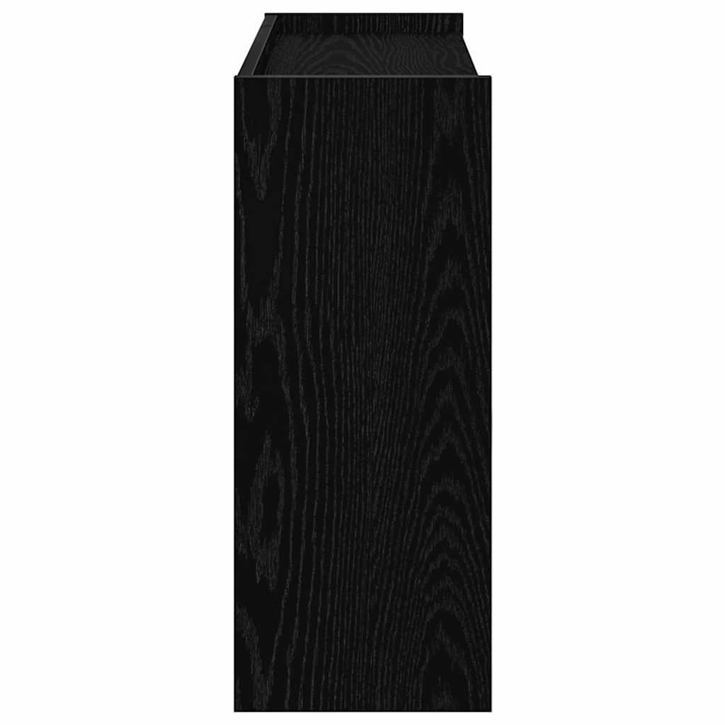 Schuhregal 80X25X Holzwerkstoff Schwarz