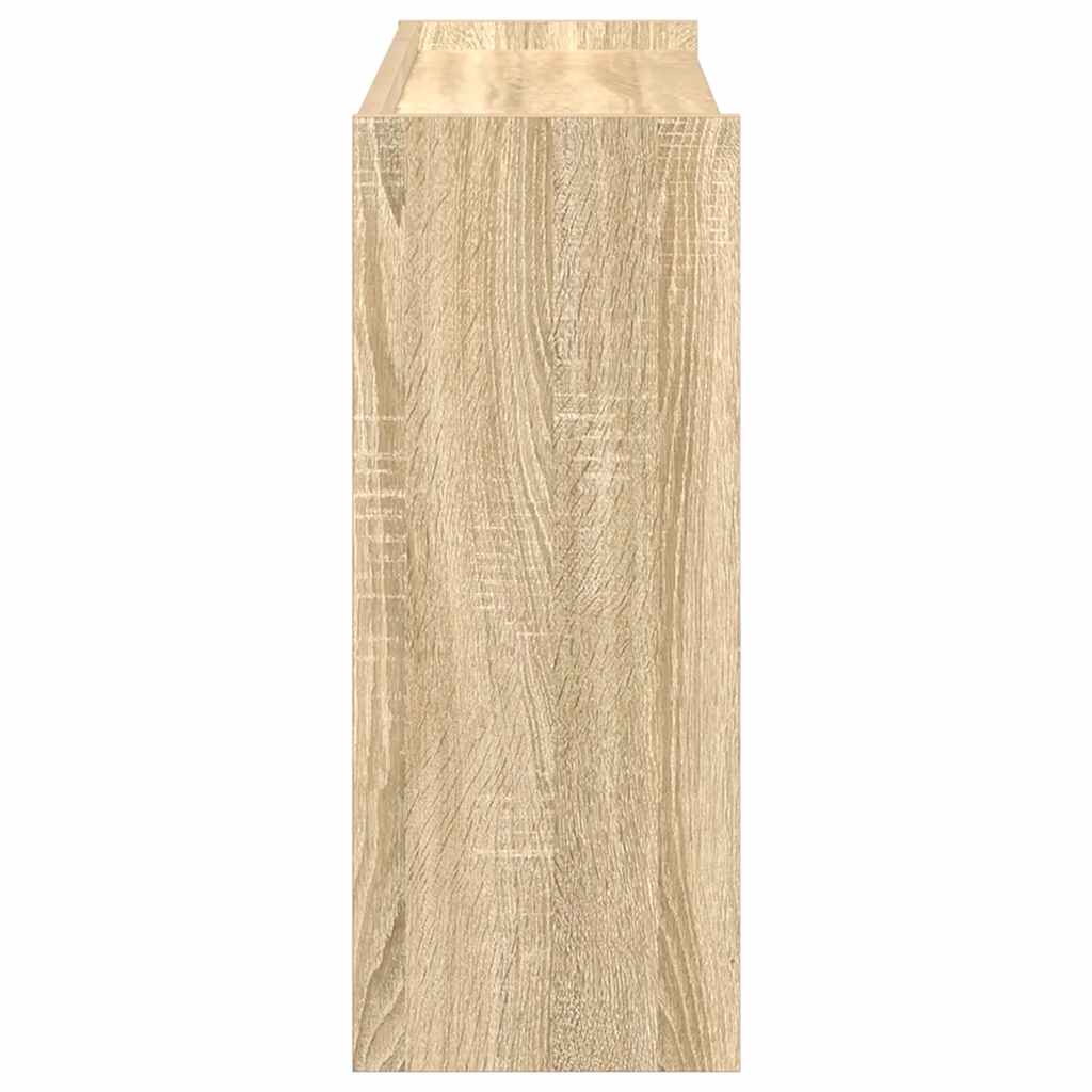 Schuhregal Sonoma-Eiche 80X25X Holzwerkstoff Sonoma Eiche