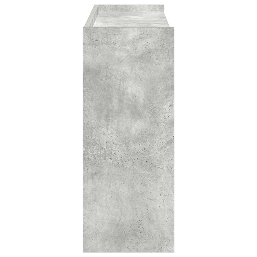 Schuhregal 80X25X Holzwerkstoff Betongrau