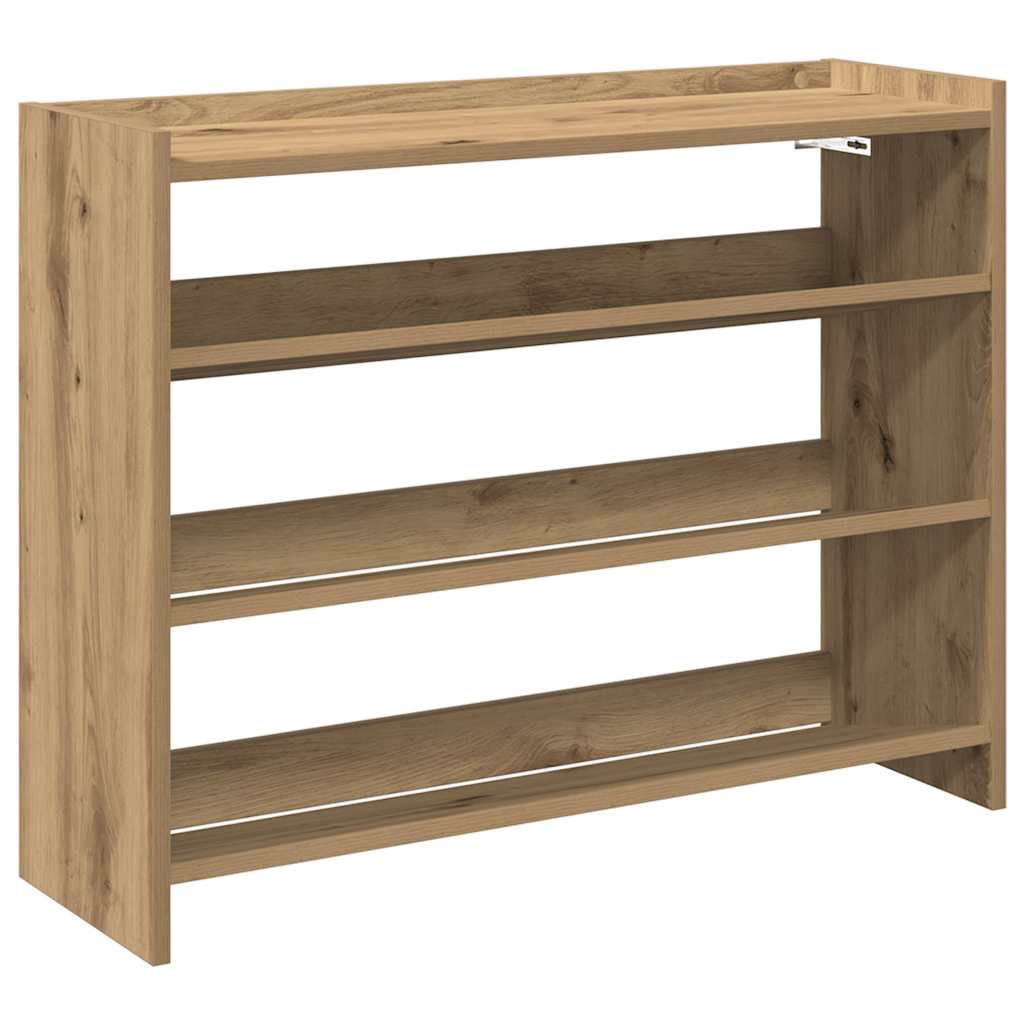 Schuhregal 80X25X Holzwerkstoff Artisan-Eiche