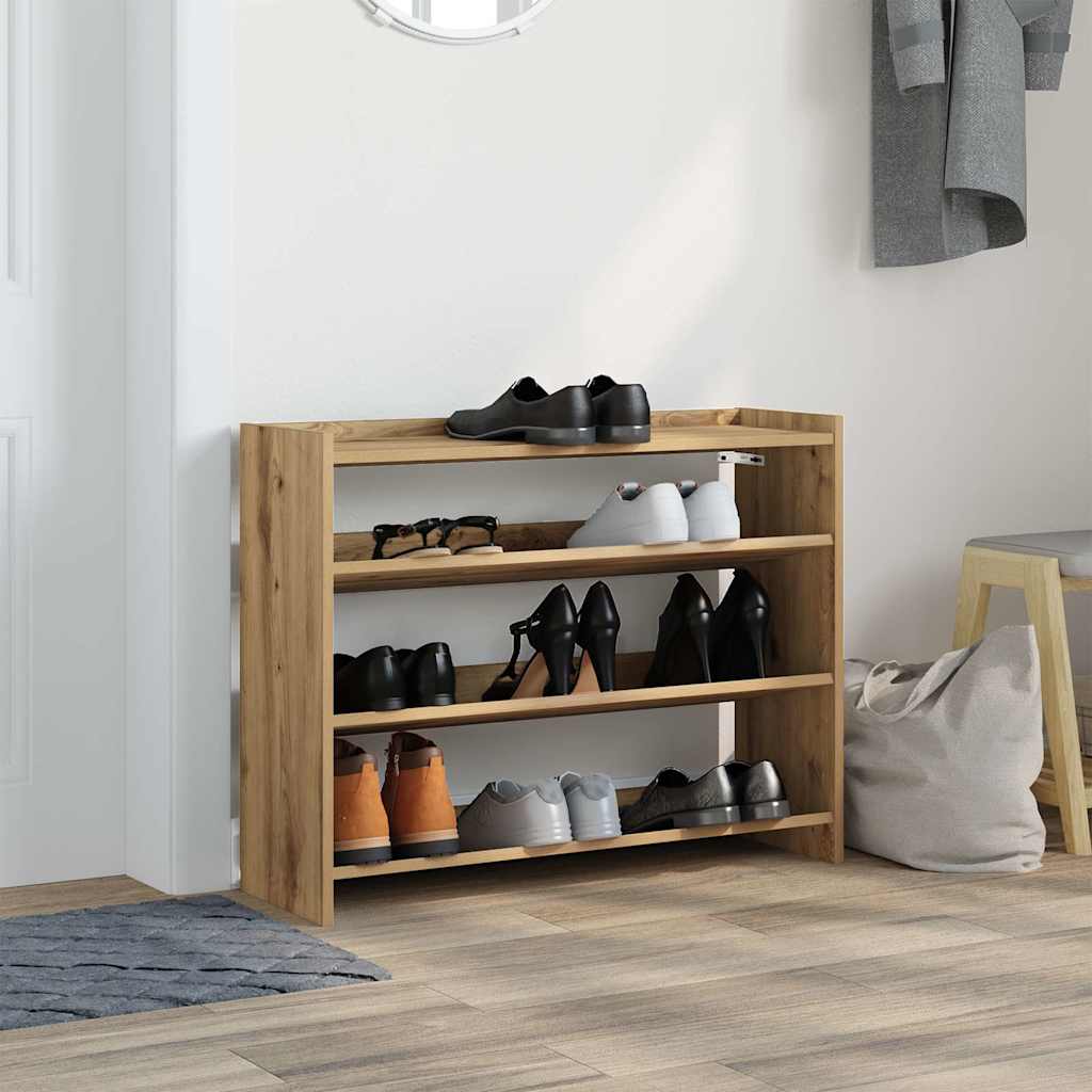 Schuhregal 80X25X Holzwerkstoff Artisan-Eiche