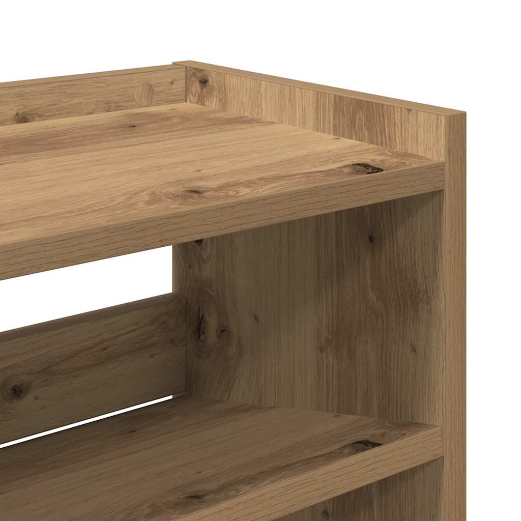 Schuhregal 80X25X Holzwerkstoff Artisan-Eiche
