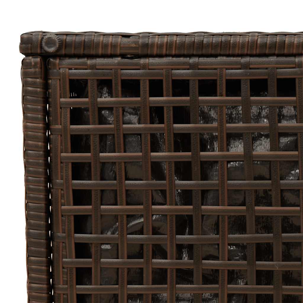 Gartenhocker Mit Kissen 2 Stk. 40X40X43 Cm Poly Rattan