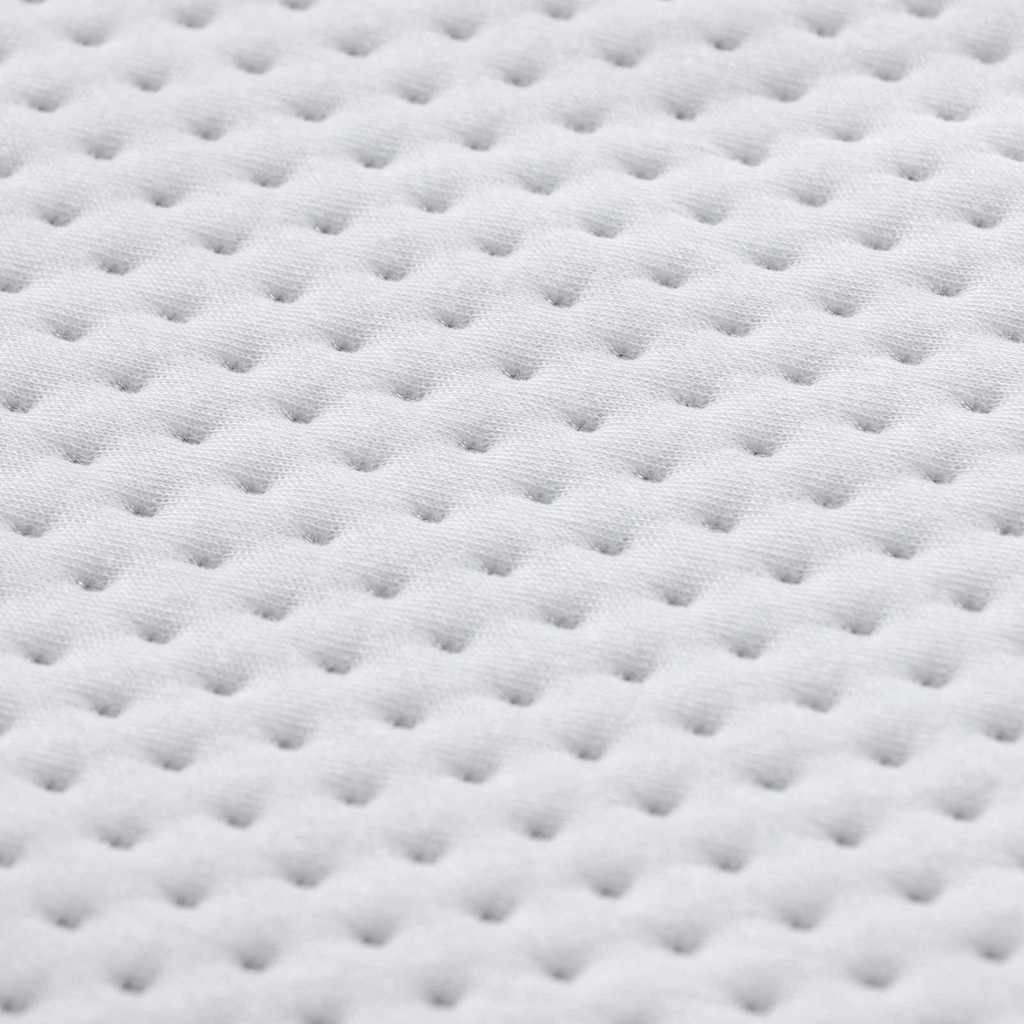 Matratzenauflage Weiß Jacquard Stoff