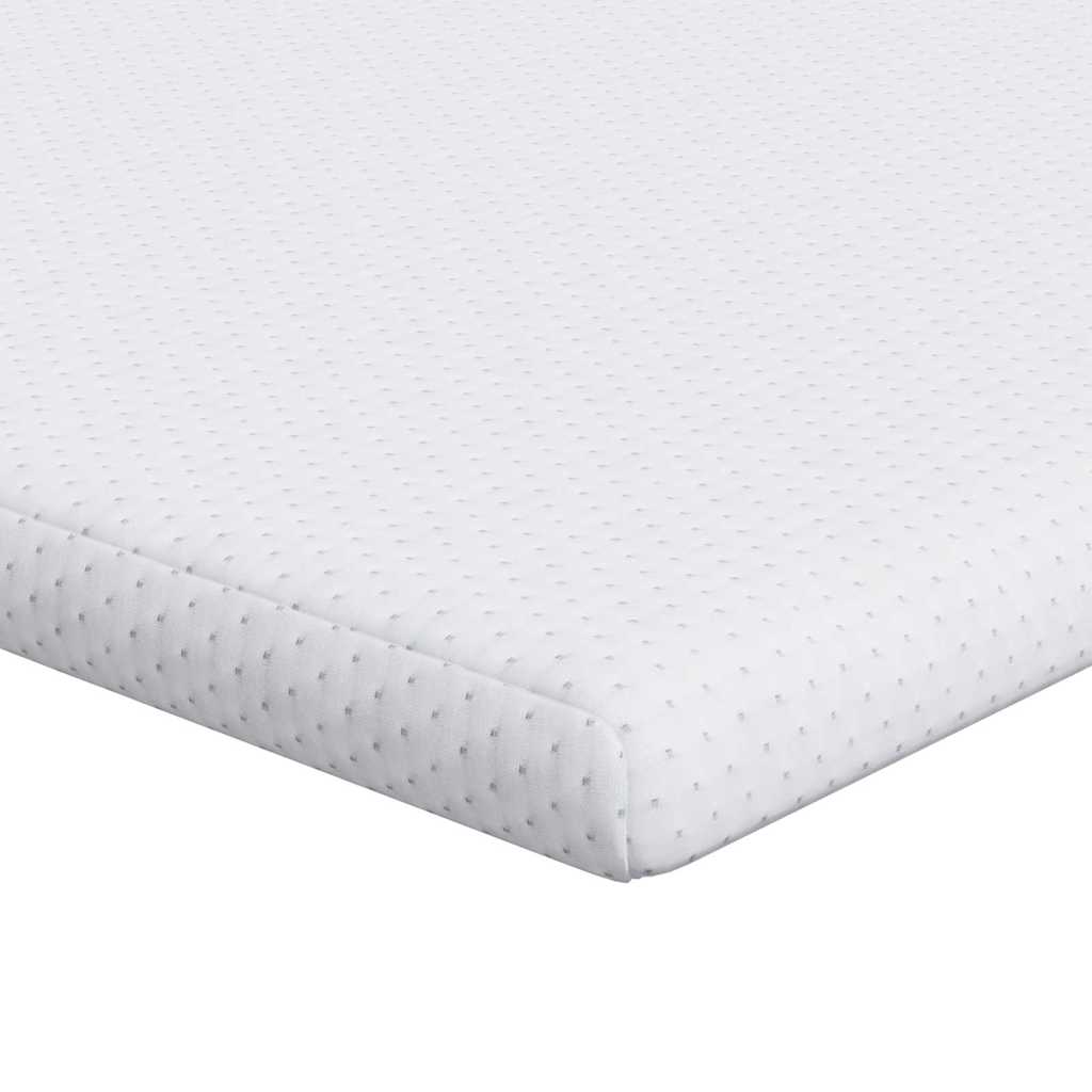 Matratzenauflage Weiß Jacquard Stoff