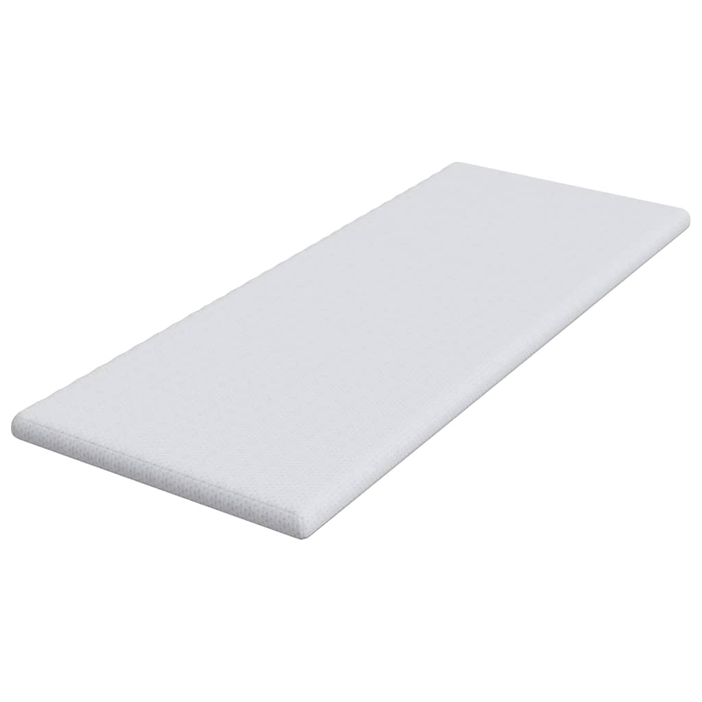 Matratzenauflage Weiß Jacquard Stoff