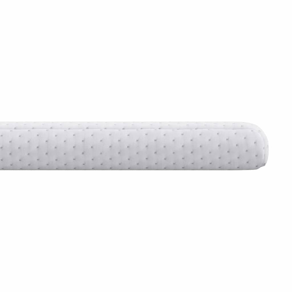Matratzenauflage Weiß Jacquard Stoff