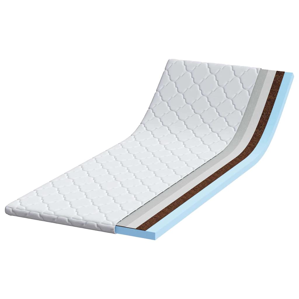 Kokosnuss Topper Weiß Jacquard-Stoff