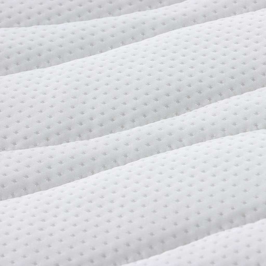 Matratzenauflage Weiß Strickstoff