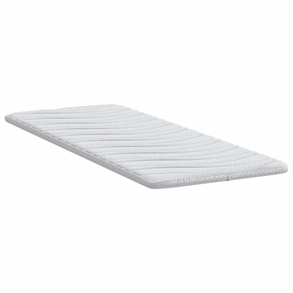 Matratzenauflage Weiß Strickstoff