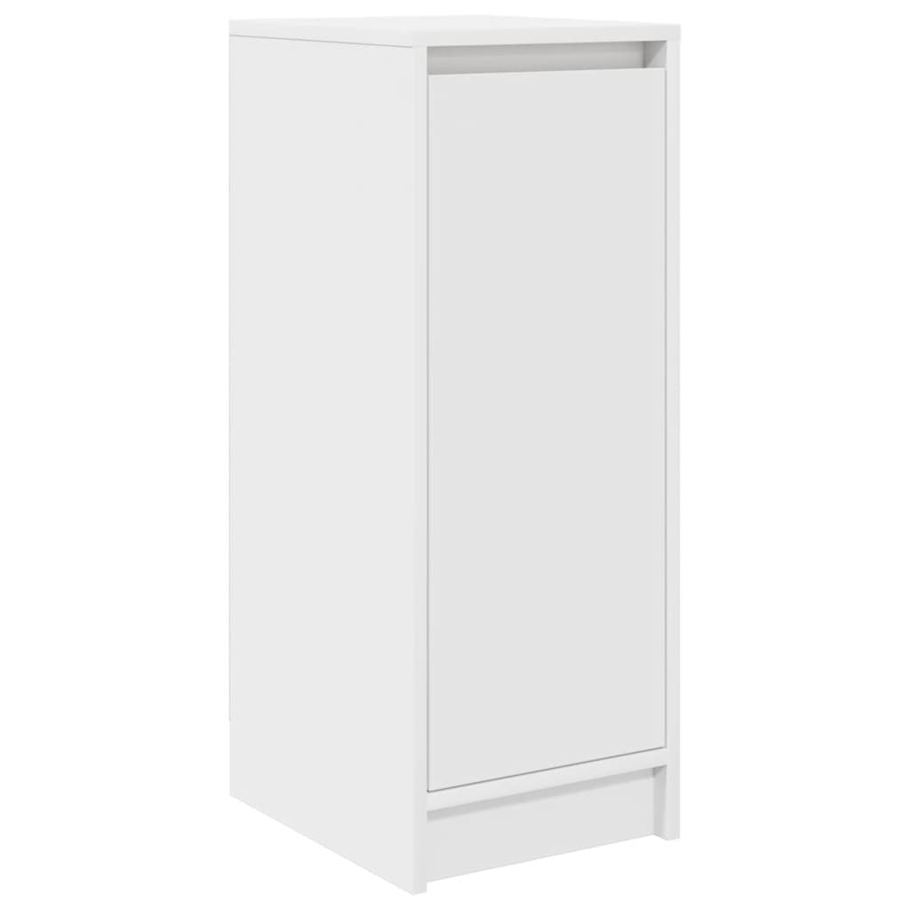 Schuhschrank 29,5X34X76 Cm Holzwerkstoff Weiß
