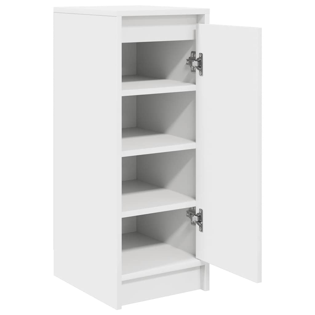 Schuhschrank 29,5X34X76 Cm Holzwerkstoff Weiß
