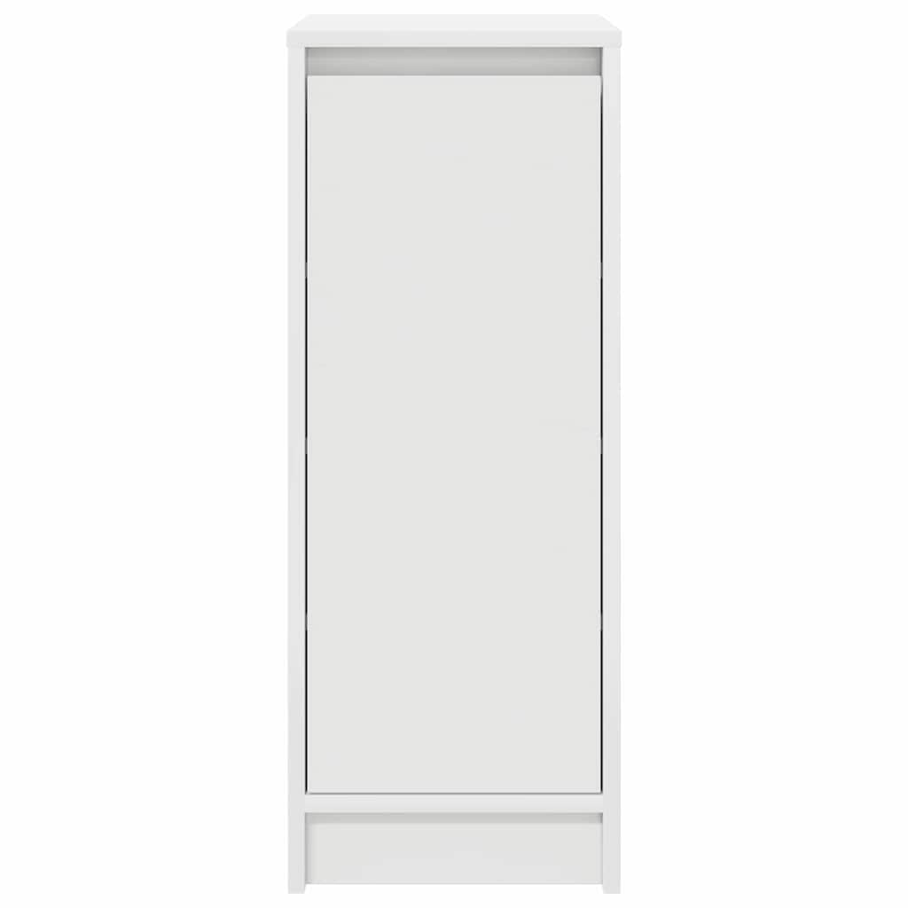 Schuhschrank 29,5X34X76 Cm Holzwerkstoff Weiß