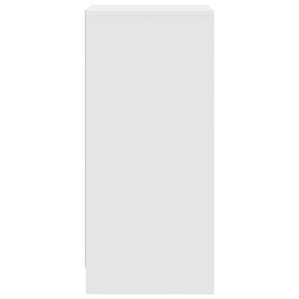 Schuhschrank 29,5X34X76 Cm Holzwerkstoff Weiß