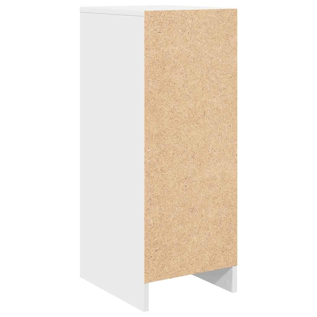 Schuhschrank 29,5X34X76 Cm Holzwerkstoff Weiß