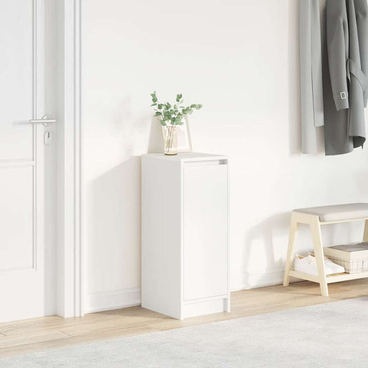 Schuhschrank 29,5X34X76 Cm Holzwerkstoff Weiß